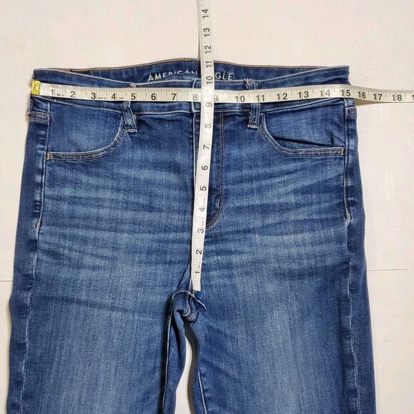 American Eagle Next Level Stretch Curvy Hi Rise Jegging Jeans Size 12 Womens - Picture 12 of 13